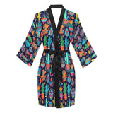 Crazy Cactus Lady Women's Lounge Kimono Robe