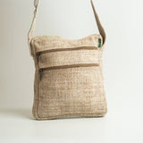 Pure Hemp BOHO Passport Travel handmade Crossbody Sling Bag