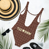 Yeehaw Rodeo Stars One-Piece Swim Suit