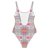 Yeehaw Pink Fire Aztec One-Piece Swimsuit