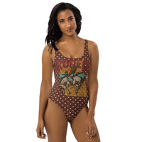 Yeehaw Rodeo Stars One-Piece Swim Suit