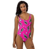 Yeehaw Leopard Lightning One-Piece Swimsuit