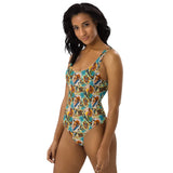 Yeehaw Feelin' Lucky Cowgirl One-Piece Swimsuit