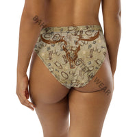 Yeehaw Vintage Western Bikini Bottom