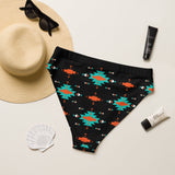 Yeehaw Turquoise & Orange Aztec Bikini Bottom