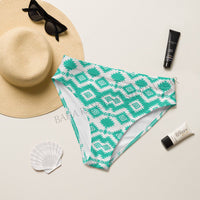 Yeehaw Turquoise Aztec Bikini Bottom