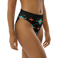 Yeehaw Turquoise & Orange Aztec Bikini Bottom