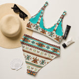 Yeehaw Turquoise Teepee Bikini