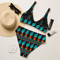 Yeehaw Turquoise Cactus Bikini