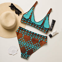 Yeehaw Turquoise Aztec Bikini