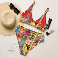 Yeehaw Vintage Rodeo Poster Bikini