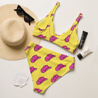 Yeehaw Pink Hat Bikini