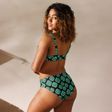 Yeehaw Turquoise Aztec Bikini