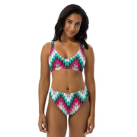 Yeehaw Turquoise Pink Aztec Bikini