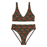 Yeehaw Floral Leather Print Bikini