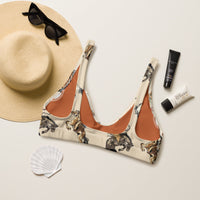 Yeehaw Vintage Cowgirl Bikini Top