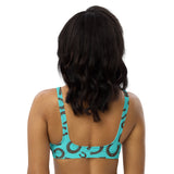 Yeehaw Turquoise Horseshoe Bikini Top