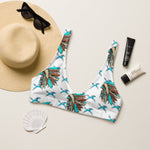 Yeehaw Turquoise Running Horse Head Dress Bikini Top