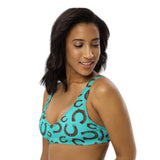 Yeehaw Turquoise Horseshoe Bikini Top