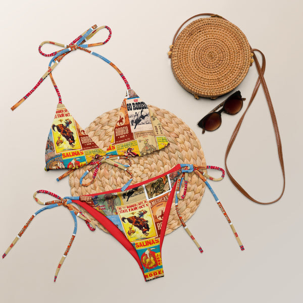 Yeehaw Rodeo Poster String Bikini