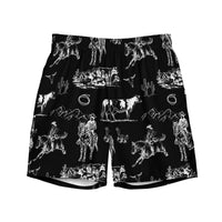 Yeehaw Ranch Life Men's Swim Trunks