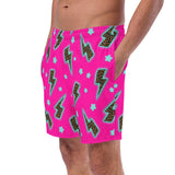 Yeehaw Leopard Lightning Men's Swim Trunks