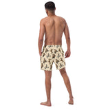 Yeehaw Vintage Cowgirl Men's Swim Trunks