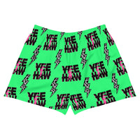 Neon Yeehaw Women’s Athletic Shorts