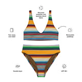 Yeehaw Mustard Serape Bikini