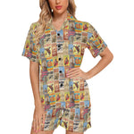 Vintage Rodeo Poster Women's Western Pajama Set