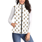 Cactus and Highland Cow Puffy Vest