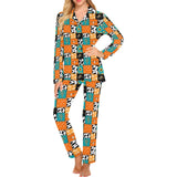 Western Patchwork Women's Western Pajama Set