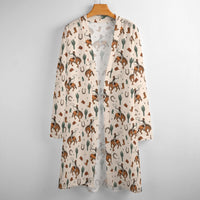 Rodeo Cowboy Print Lightweight Cardigan