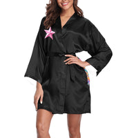 Pink Rodeo Women's Lounge Kimono Robe