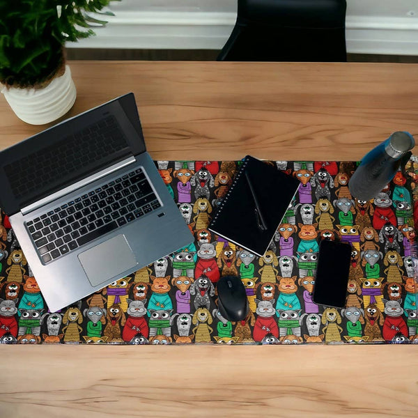 Pet Lovers Large Desk Mat | Furry Friends