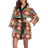 Old Aztec Women's Lounge Kimono Robe