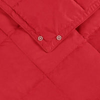 Outdoor Camping Wearable Blanket Goose Feather & Down, Red