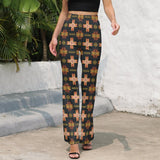 Fire Aztec Flare Pants