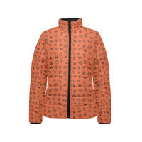 Rust Cattle Brands Women's Puffy Bomber Jacket