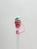 Straw Cover "Ice Cream Cone"