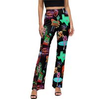 Neon Vegas Flare Pants