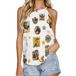 Vintage Cowgirl Collage Western Tank Top