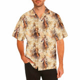 Grunge Cowboy Men's Western Camp Shirt