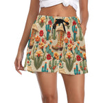 Women's Southwestern Desert Cowgirl Beach Board Shorts