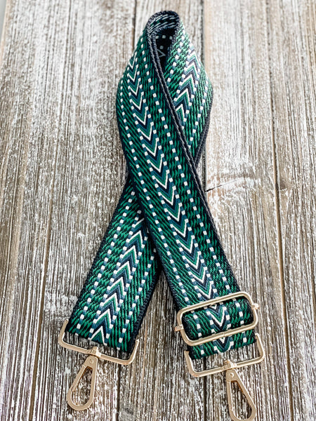 Crossbody Guitar Strap "VIV Green"