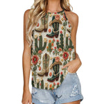 Cactus Boots Tank Top