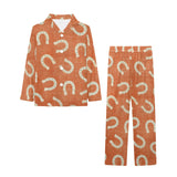 Rust Horseshoe Boy's Western Pajama Set