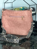 Large Crossbody Purse "Pink"