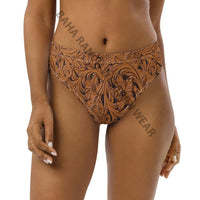 Yeehaw Tooled Leather Bikini Bottom