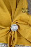 Navajo Coin Ring / Scarf Slider